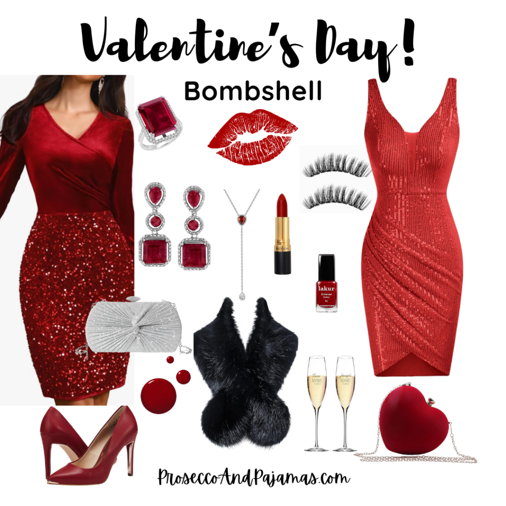 Valentines Day Bombshell Outfit Inspiration
